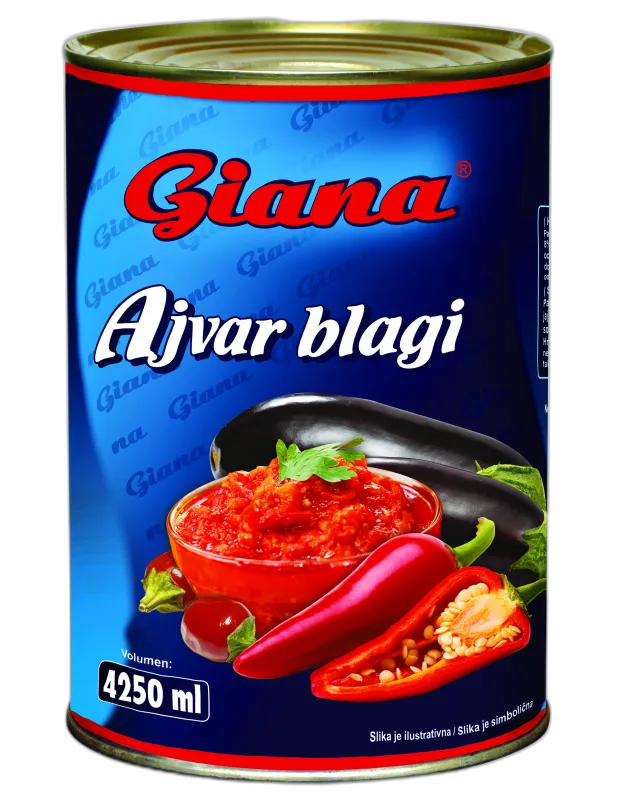 Ajvar blagi 4200g, Giana