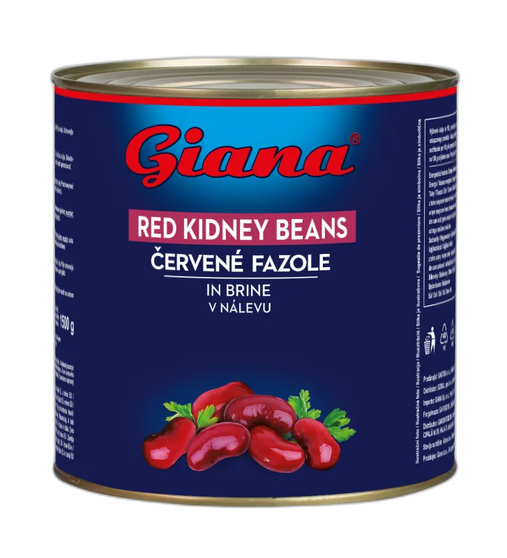 Rdeči fižol v slanici 2500/1500g, Giana