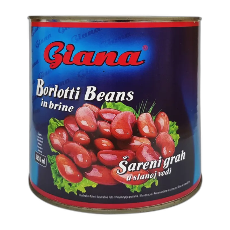 Rjavi fižol v slanici 2500/1500g, Giana