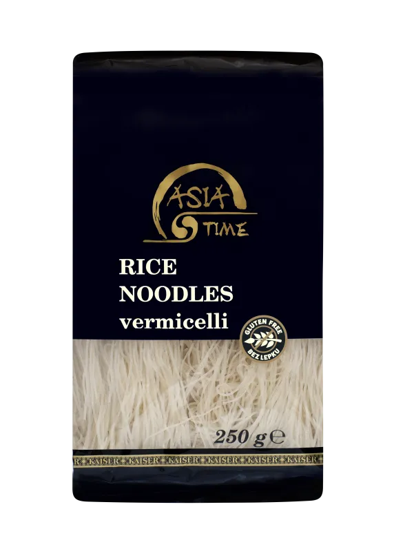 Riževi rezanci Vermicelli 250g, Asia time