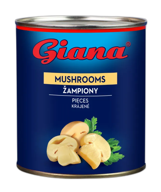 Rezani šampinjoni 800/400g, Giana