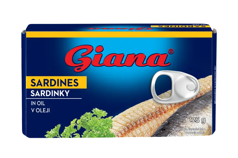 Sardele v olju 125/90g, Giana