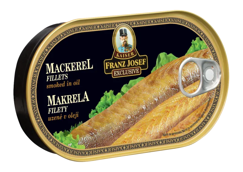 Dimljeni fileti skuše v rastlinskem olju 170/102g, FJK