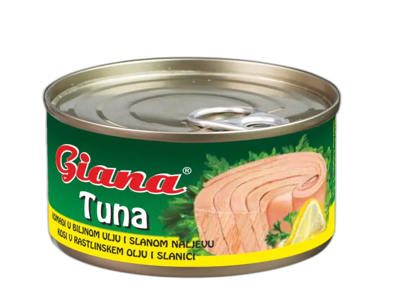Tun v kosih v rastlinskem olju 185/130g, Giana
