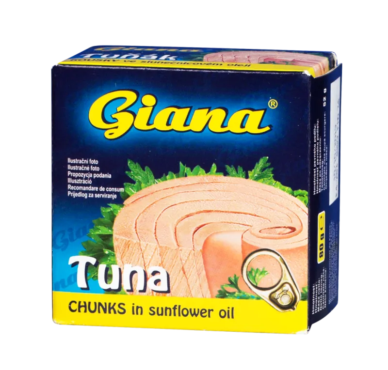 Tun v kosih v rastlinskem olju 80/52g, Giana