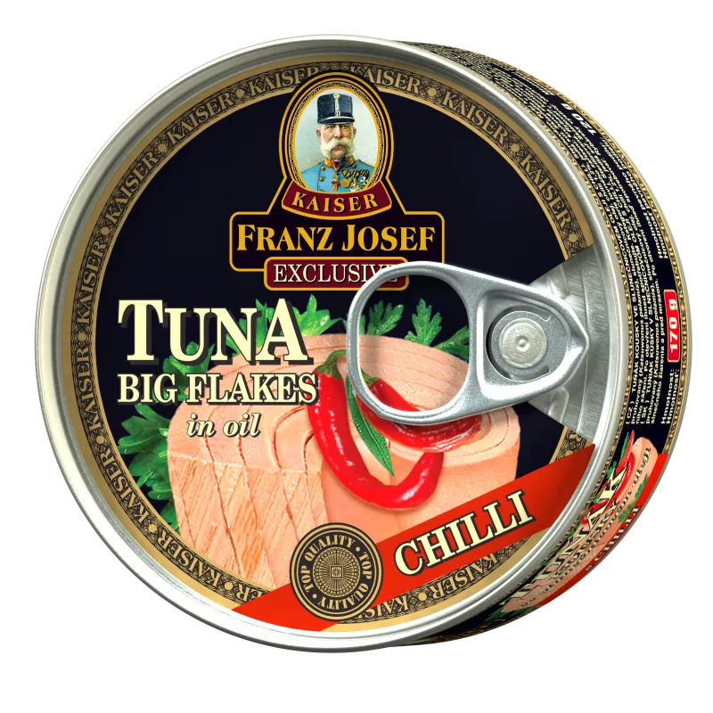 Tun v kosih v olju z čilijem 170/120g, FJK