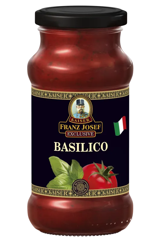 Paradižnikova omaka Basilico 350g, FJK